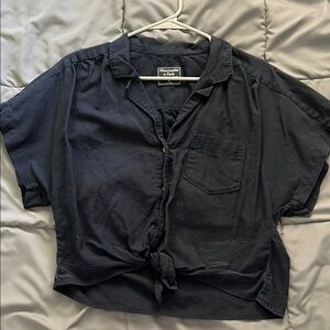 Abercrombie & Fitch women's navy Shirt